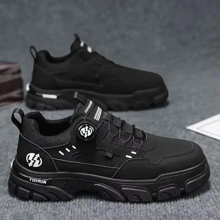 Chaussures d'été décontractées en cuir pour hommes
