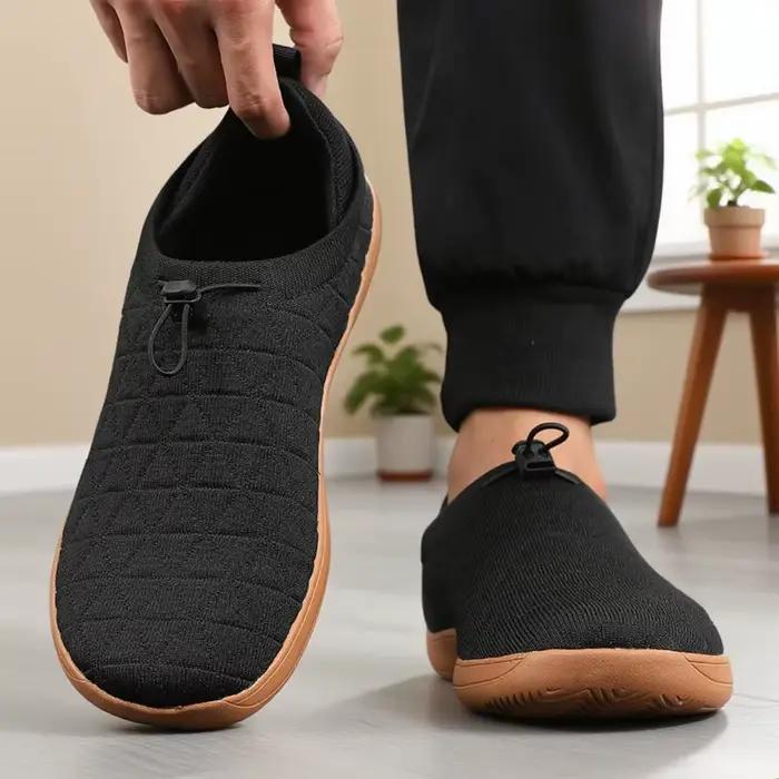 Nouveaux hommes pieds nus chaussures large orteil boîte minimaliste anti-dérapant