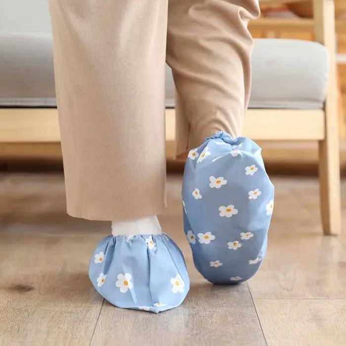 Couvre-chaussures en tissu lavé
