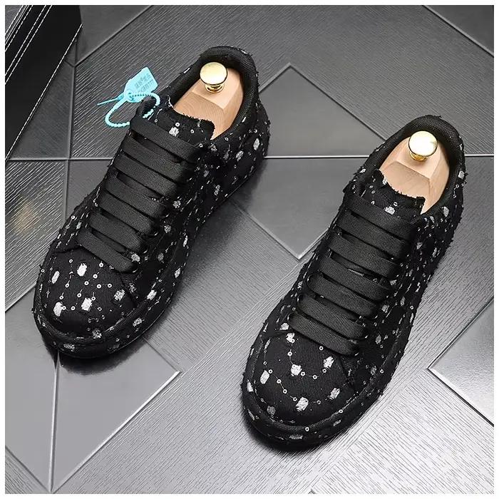 Chaussures décontractées Ripped Cirboy pour hommes, chaussures d'extérieur à plateforme, légères et respirantes, confortables et à la mode