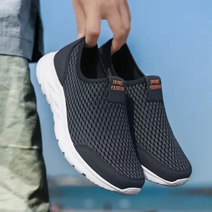 2025 nouvelles chaussures hommes mocassins léger marche respirant été