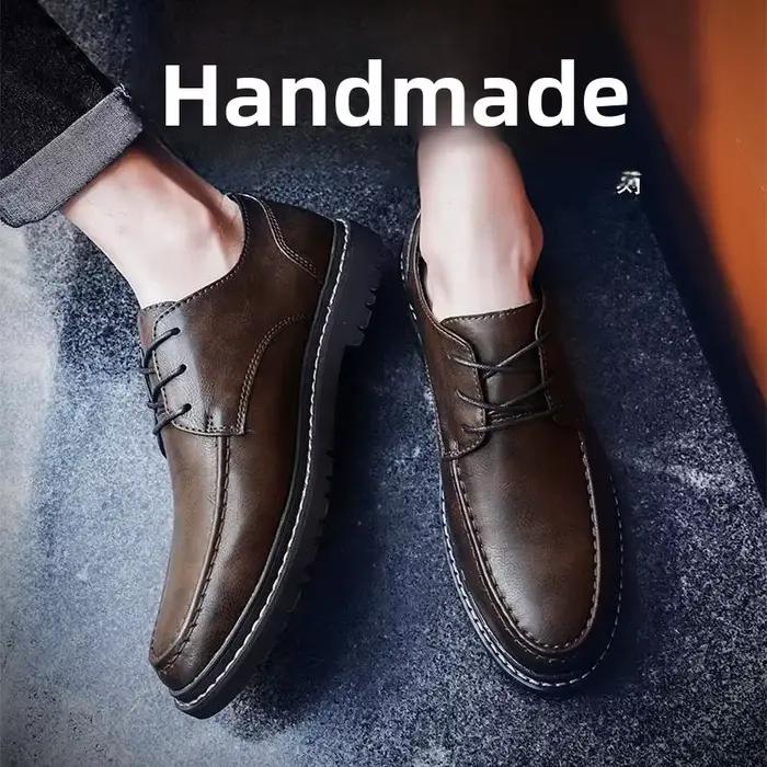 Chaussures en cuir décontractées pour hommes