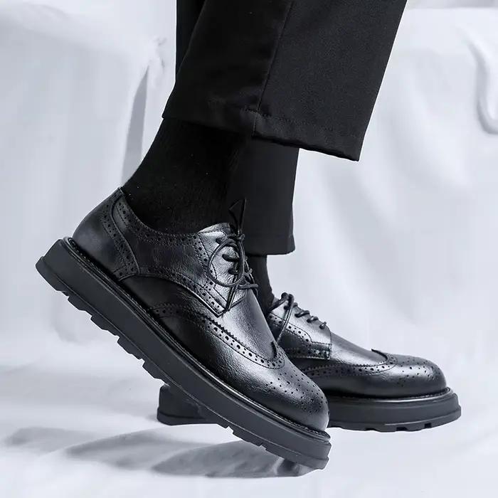 Chaussures classiques en cuir pour hommes