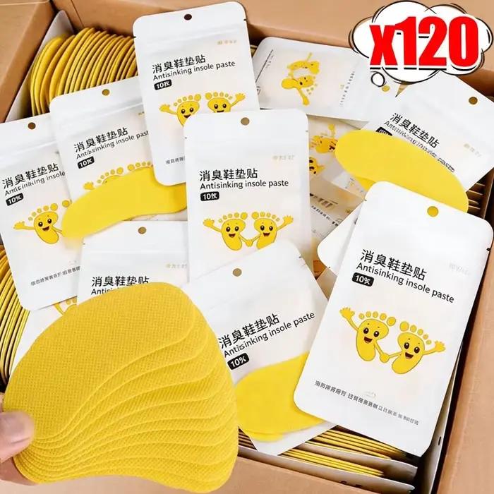Autocollants désodorisants pour chaussures absorbant la transpiration réduisant les odeurs de pieds semelle intérieure fraîche parfumée occasionnels usage quotidien randonnée travail