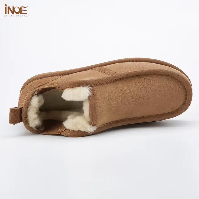 Bottes d'hiver courtes décontractées INOE pour hommes
