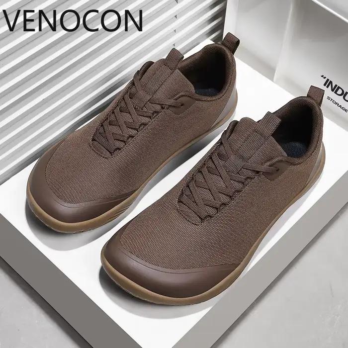 Chaussures minimalistes VENOCON pour hommes pieds nus tige aérée semelle caoutchouc pour printemps automne décontracté occasions spéciales