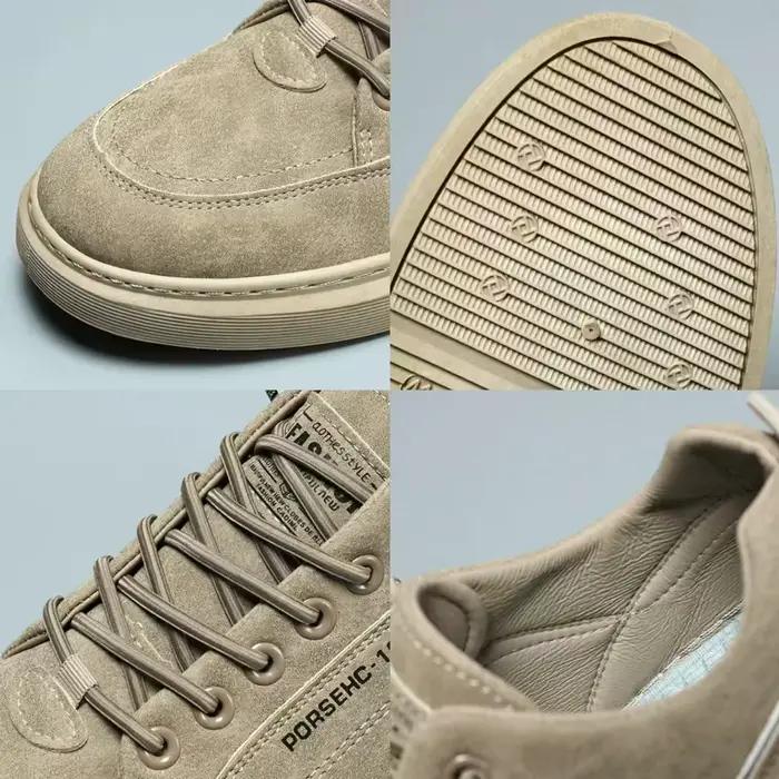 Baskets à plateforme GPBD pour hommes, chaussures de course confortables, respirantes, robustes et sans lacets pour randonnées et sports de plein air