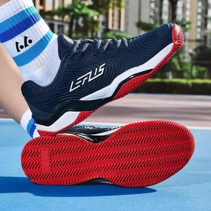 Chaussures de Badminton Antidérapantes Unisexes pour Hommes et Femmes, Cuir Véritable et Microfibre, Idéales pour Le Tennis de Table, De Sport, Occasions Spéciales