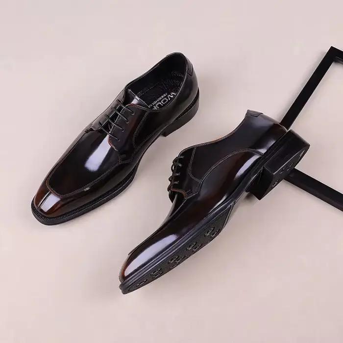 Chaussures de mariage pour hommes de coupe européenne