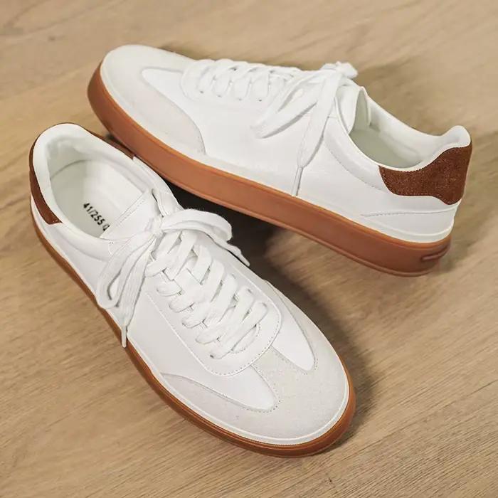 Chaussures décontractées pour hommes en cuir bout rond solides et confortables pour tenues professionnelles et loisirs occasions spéciales