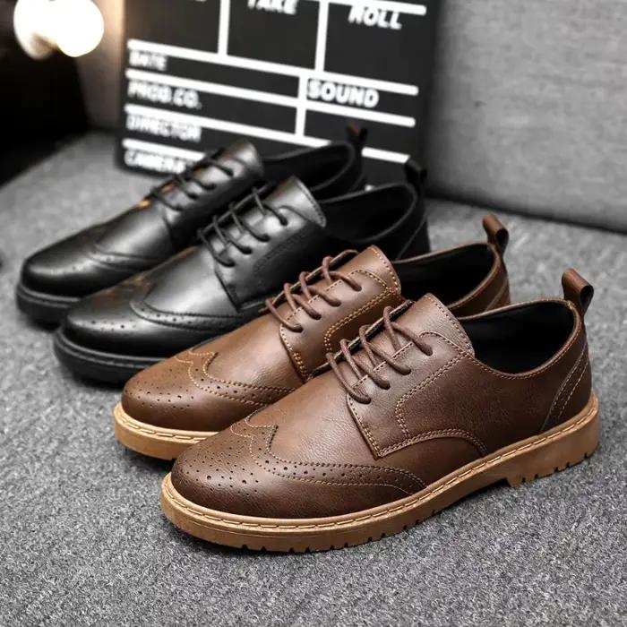 2025 nouveaux hommes Oxford chaussures de luxe de haute qualité richelieu