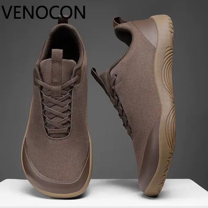 Chaussures minimalistes VENOCON pour hommes pieds nus tige aérée semelle caoutchouc pour printemps automne décontracté occasions spéciales