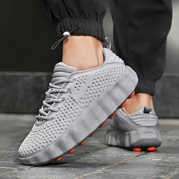 Chaussures décontractées homme semelle épaisse respirantes baskets mode été pour hommes occassions spéciales confort et durabilité