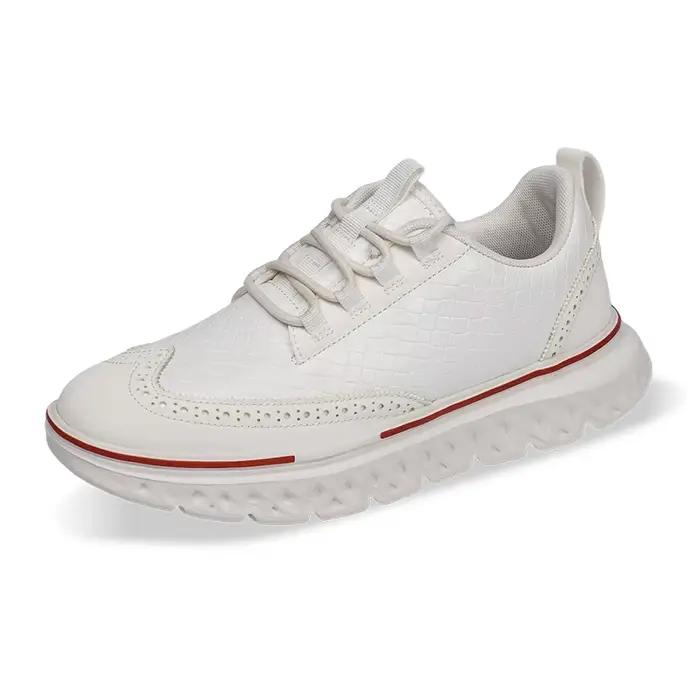 Chaussures brogues en cuir artificiel pour hommes