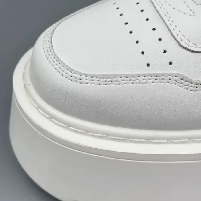 Baskets à plateforme pour hommes chaussures de luxe en cuir