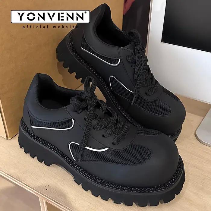 Chaussures de sport en cuir pour hommes