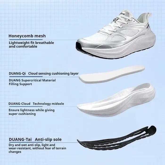 Chaussures de course pour hommes Biao Run stables et respirantes pour entraînements intensifs et compétitions marathonennes