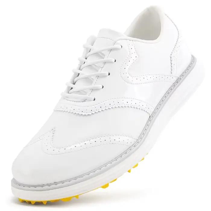 Chaussures de golf TaoBo 2026 pour hommes en cuir PU sans crampons