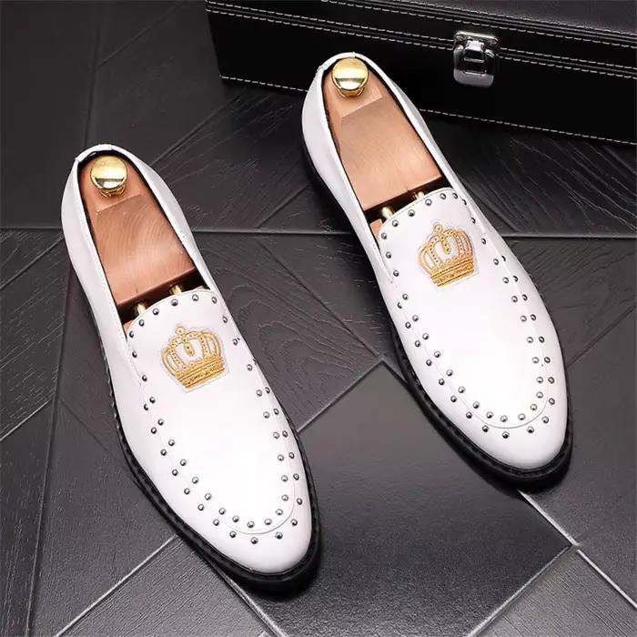 Mocassins en cuir pour hommes