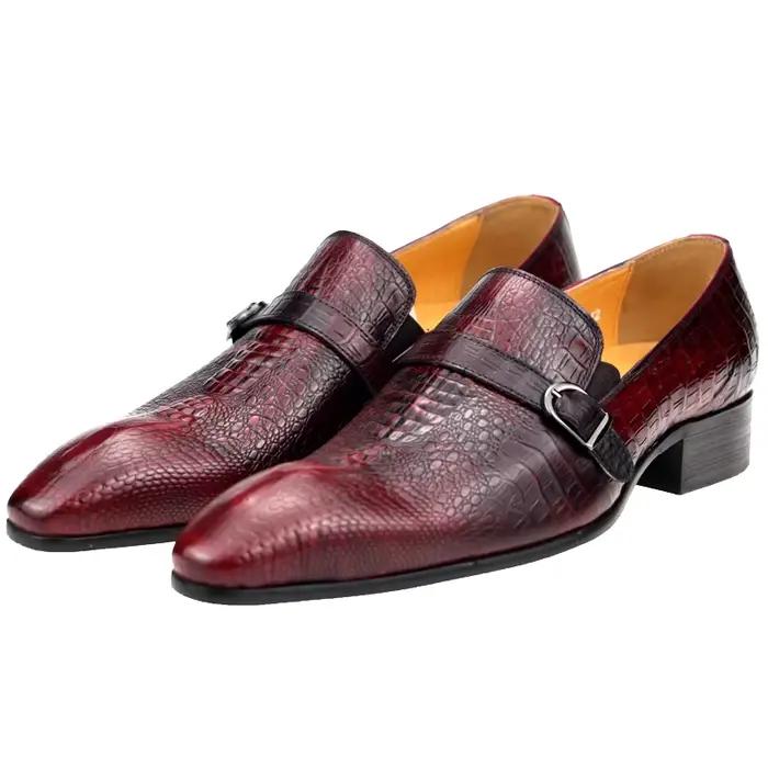 Mocassins en cuir de vache véritable faits à la main pour hommes