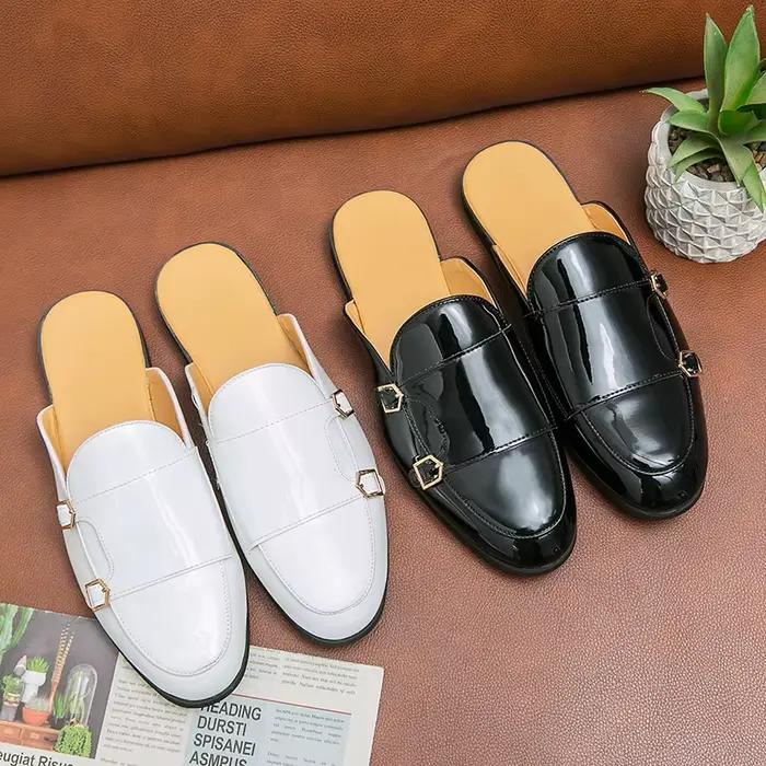 Chaussures en cuir décontractées pour hommes mocassins