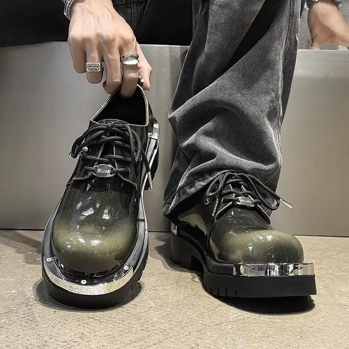 Chaussures pour hommes de haute qualité Style britannique rétro Derby