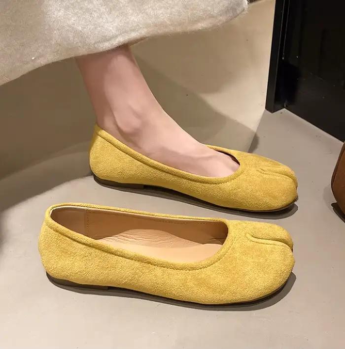 Chaussures Tabi Ninja de style japonais pour femme