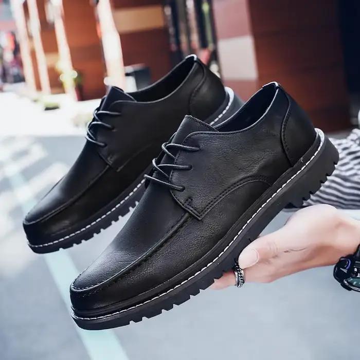 Chaussures en cuir décontractées pour hommes