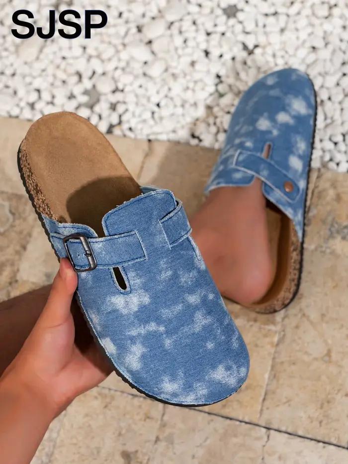 Chaussures mules homme style fashion décontracté avec sangle à boucle réglable pour toutes les occasions automnales et quotidiennes