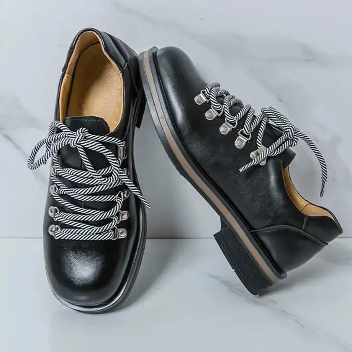 Chaussures Derby respirantes en daim de haute qualité pour hommes
