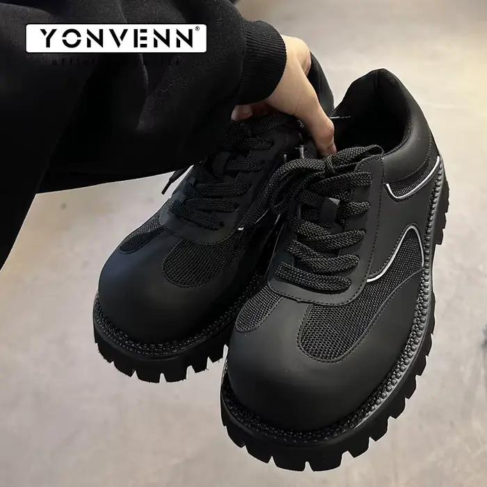 Chaussures de sport en cuir pour hommes