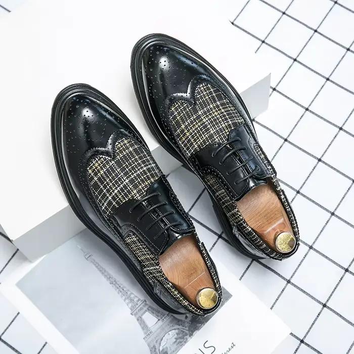Chaussures richelieu de haute qualité pour hommes