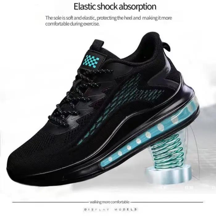Chaussures de course légères et respirantes pour homme, grandes tailles, maille aérée, décontractées et tendance pour les activités sportives et quotidiennes