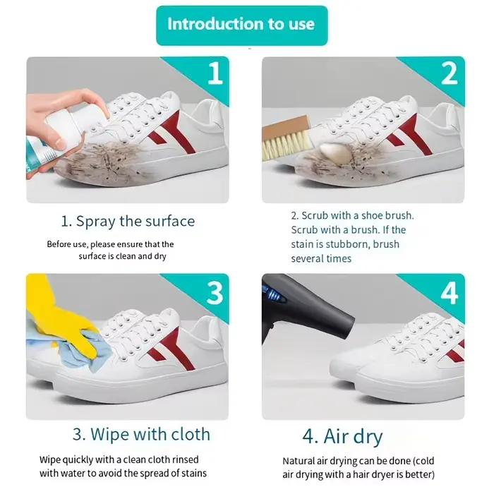 Nettoyant rapide pour chaussures