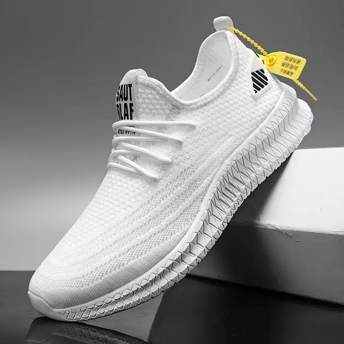 Baskets légères à lacets pour homme, chaussures de marche confortables et respirantes, décontractées, à la mode, occasions spéciales printemps automne