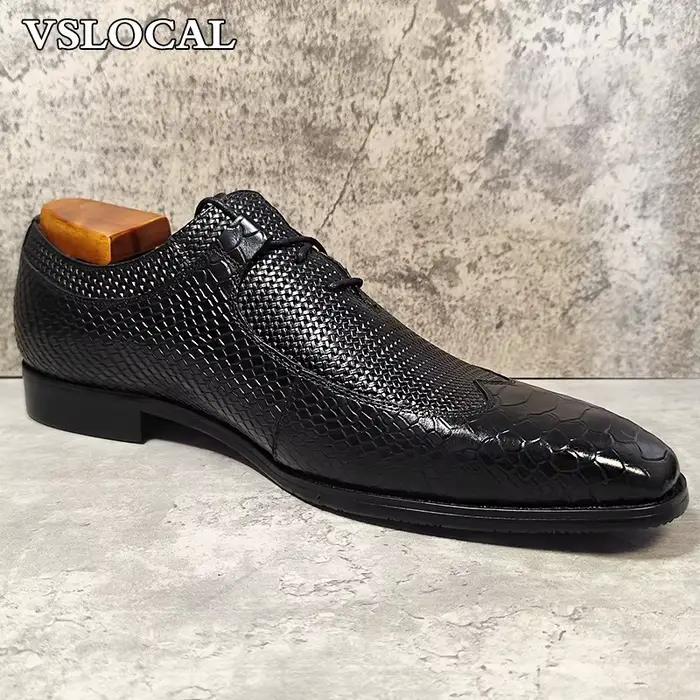 Chaussures Oxford de luxe pour hommes