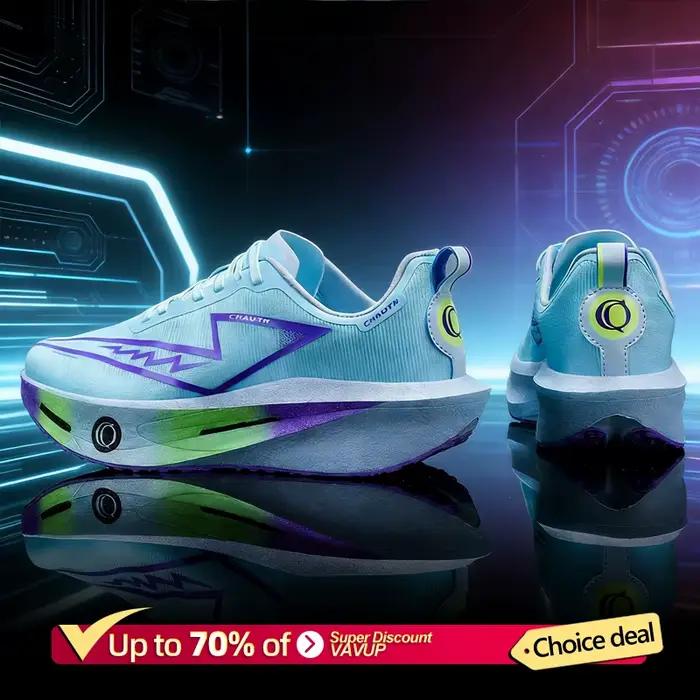 Chaussures de course homme 2026 avec plaque carbone respirantes légères confortables et modernes pour entraînement marathon et usage quotidien
