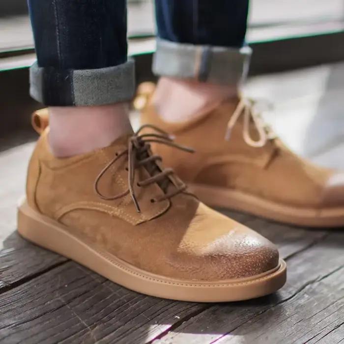 Chaussures brunes de style britannique Maden