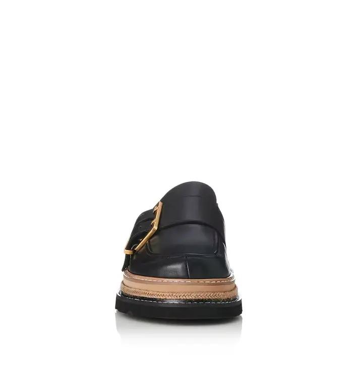 ALIASMAE Designer Style - Chaussures à plateforme à bout fermé pour un usage décontracté