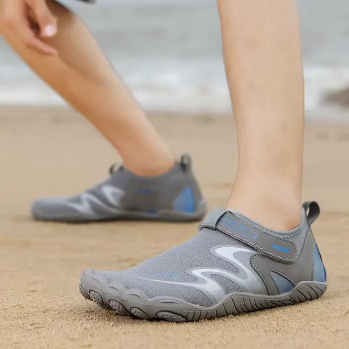 Chaussures d'eau de natation pour hommes et femmes, nu-pieds, plage, plongée en amont, surf, pataugeoire, randonnée, baskets, fitness, yoga, bateau, sandale