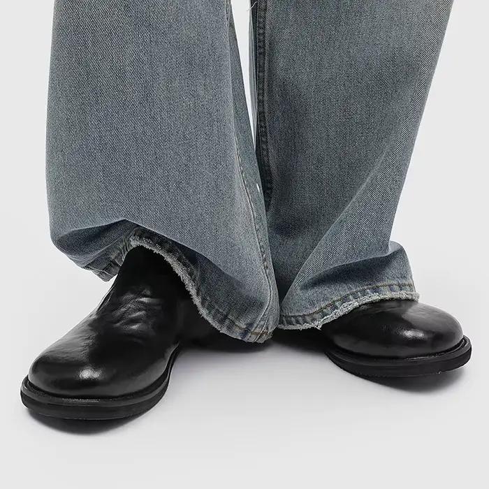 Mules d'été pour hommes, polyvalentes, à boucle, décontractées, respirantes, style mocassins Penny