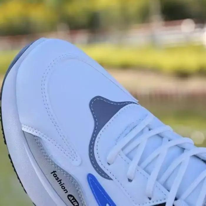 Chaussures décontractées en cuir artificiel pour homme, confortables, respirantes et résistantes à l'usure pour les activités sportives et les jours détendus