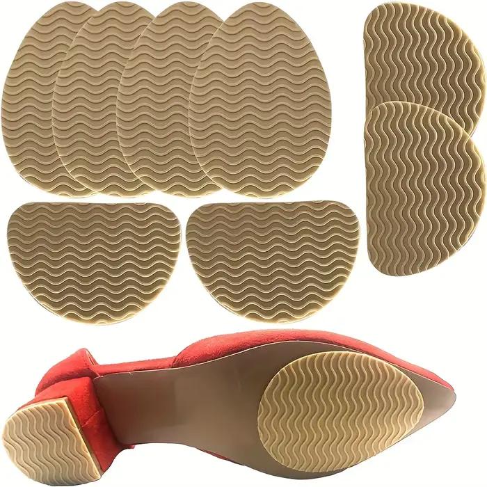 4 pièces de coussinets de semelles de chaussures en caoutchouc antidérapants – peuvent améliorer la stabilité