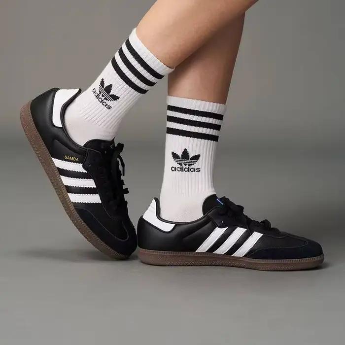 Adidas Official Authentic SAMBA OG Clover Chaussures de skate décontractées pour hommes et femmes B75807