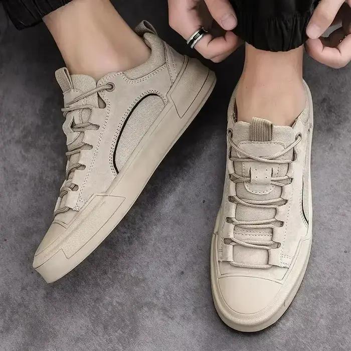 Tendance hommes chaussures en cuir décontractées 2023 nouvelles