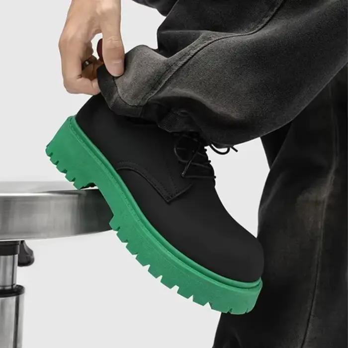 Chaussures Derby à plateforme De styliste pour hommes