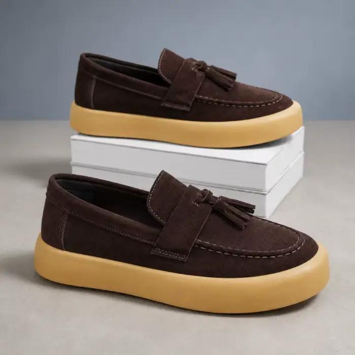 Nouvelles chaussures en cuir pour hommes