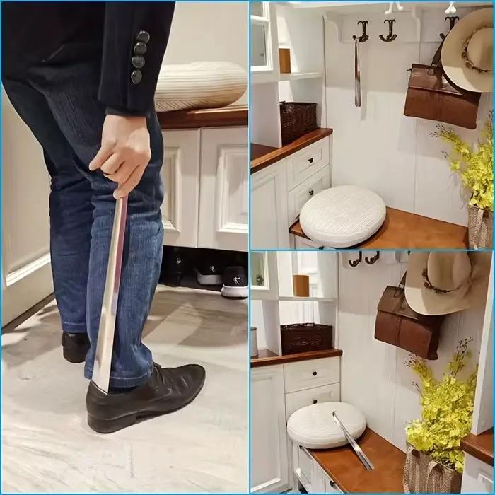 Décrocheteur de chaussures en acier inoxydable