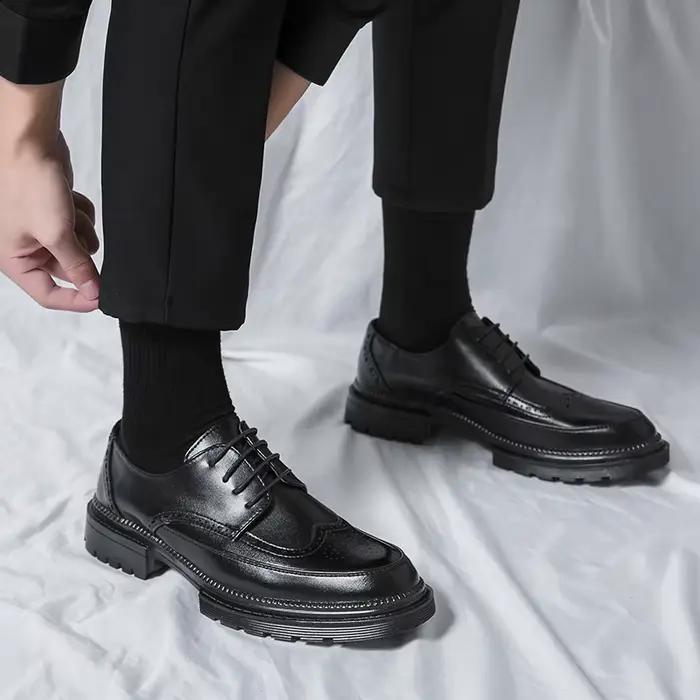 Hommes chaussures en cuir marque italienne