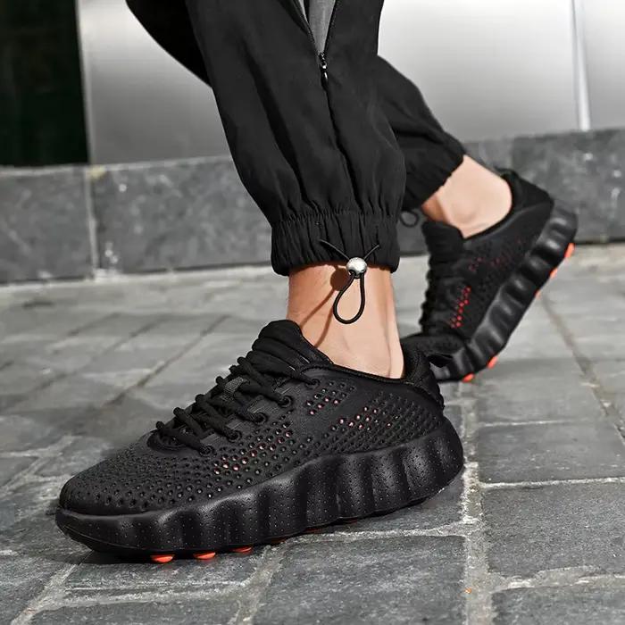 Chaussures décontractées homme semelle épaisse respirantes baskets mode été pour hommes occassions spéciales confort et durabilité